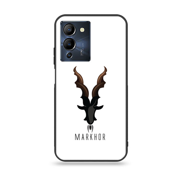 Infinix Note 12 G96 Markhor Design 2 Premium Printed Glass soft Bumper shock Proof Case CS-12394