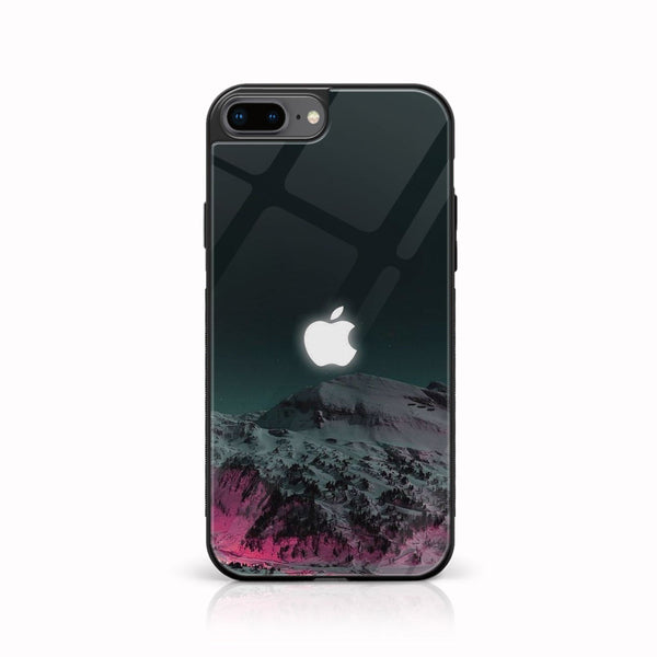 iPhone 7 Plus/ 8 Plus - Apple Logo - S2 Soft Bumper shock Proof Glass Case CS-14099 CS-22908  CS-40166 CS-41750 CS-43870