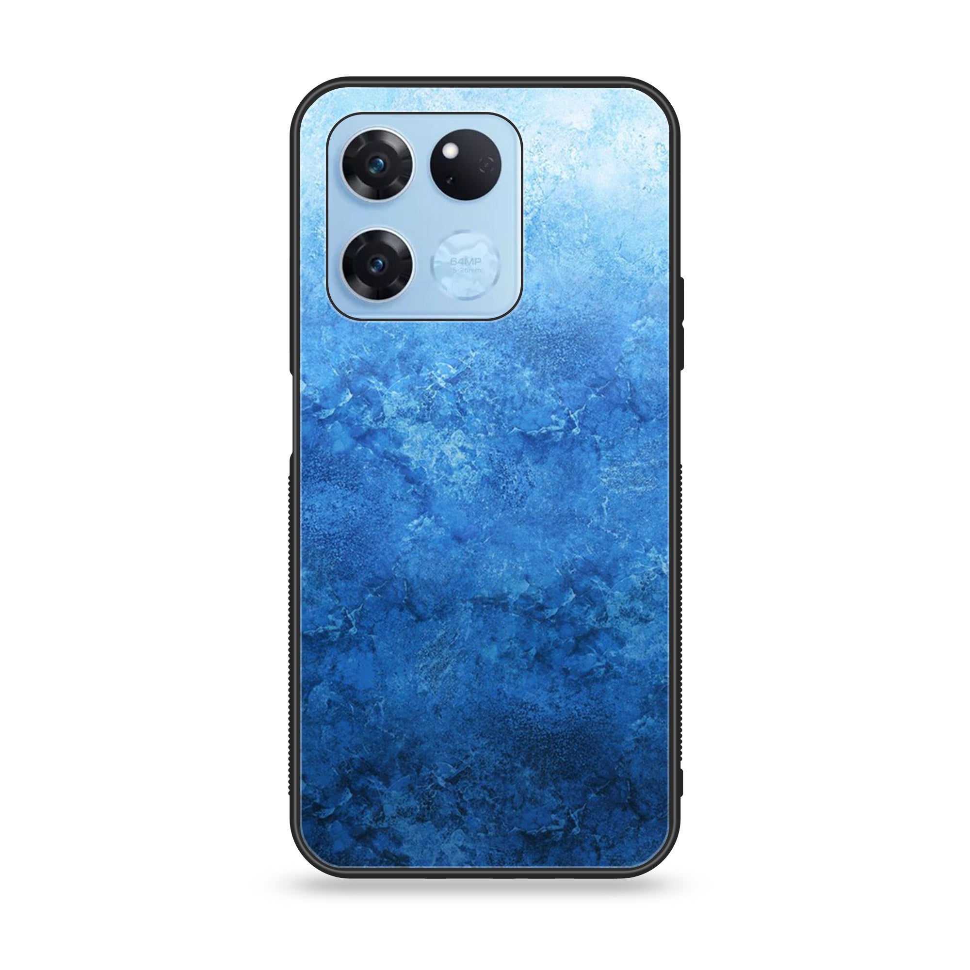 OnePlus Ace Racing - Blue Marble Series - Premium Printed Glass soft Bumper shock Proof Case