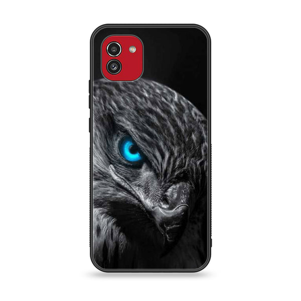 Samsung Galaxy A03 - Black Art Design 2 - Premium Printed Glass soft Bumper shock Proof Case CS-24112 CS-26940