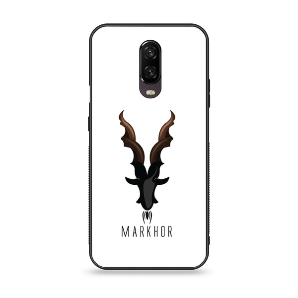 OnePlus 6T - Markhor Design 2 - Premium Printed Glass soft Bumper shock Proof Case CS-17191