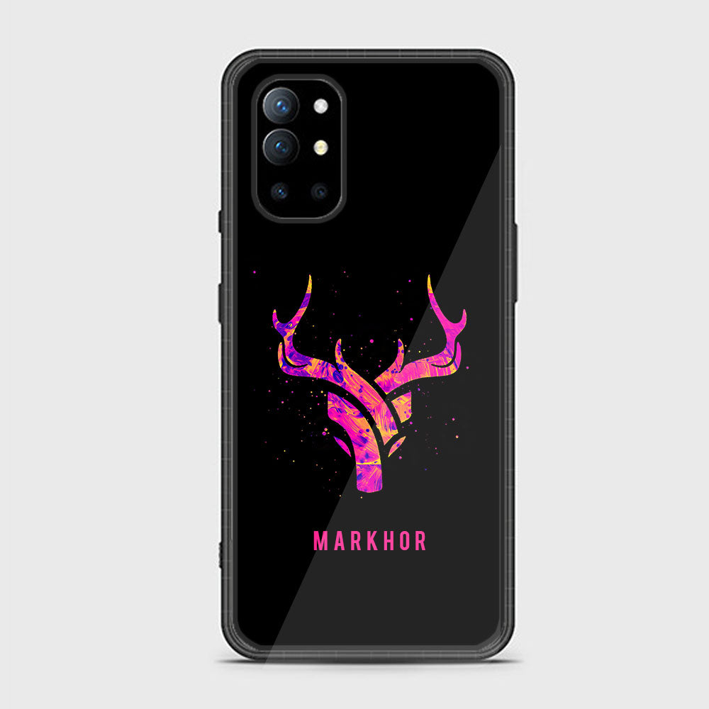 OnePlus 9R Markhor Series  Premium Printed Glass soft Bumper shock Proof Case