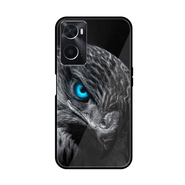 OPPO A76 / OPPO A36/ Oppo A96 Black Art Design 2 Premium Printed Glass soft Bumper shock Proof Case CS-27775