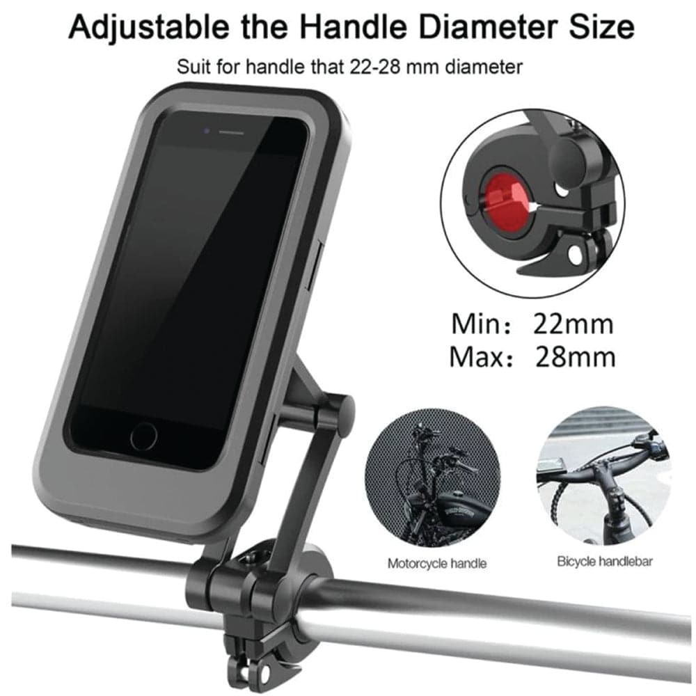 Bicycle Motorcycle Phone Holder Magnetism Waterproof Bike Phone Stand