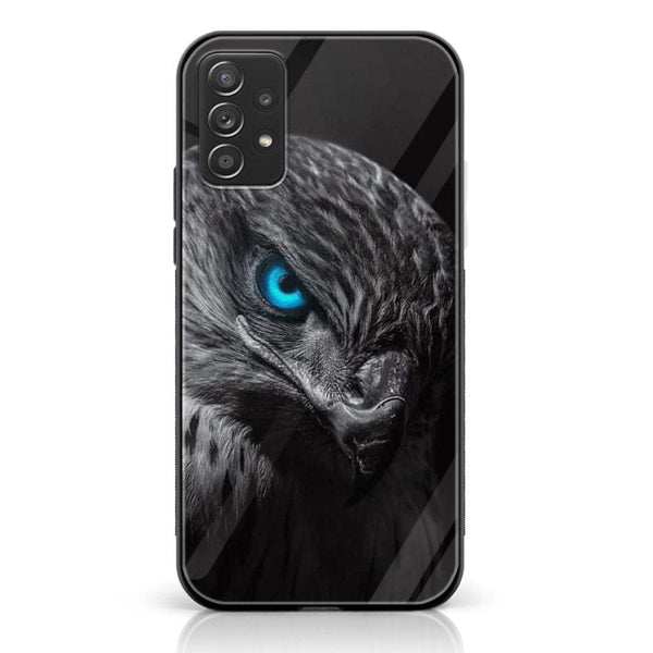 Samsung Galaxy A32 4G- Black Art Design 2 - Premium Printed Glass soft Bumper shock Proof Case CS-27957
