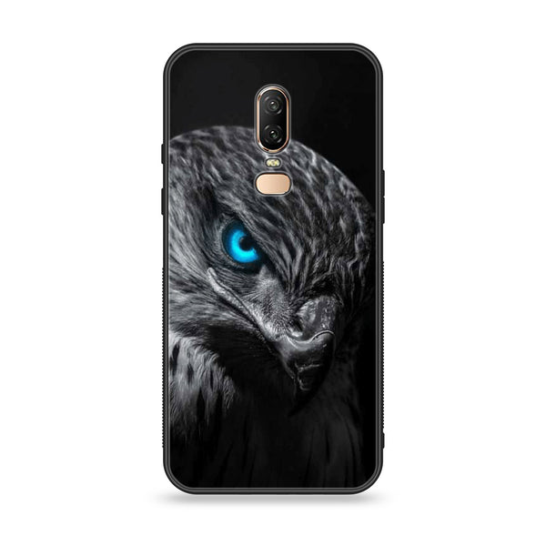 OnePlus 6 - Black Art Series  Design 2 - Premium Printed Glass soft Bumper shock Proof Case  CS-20391