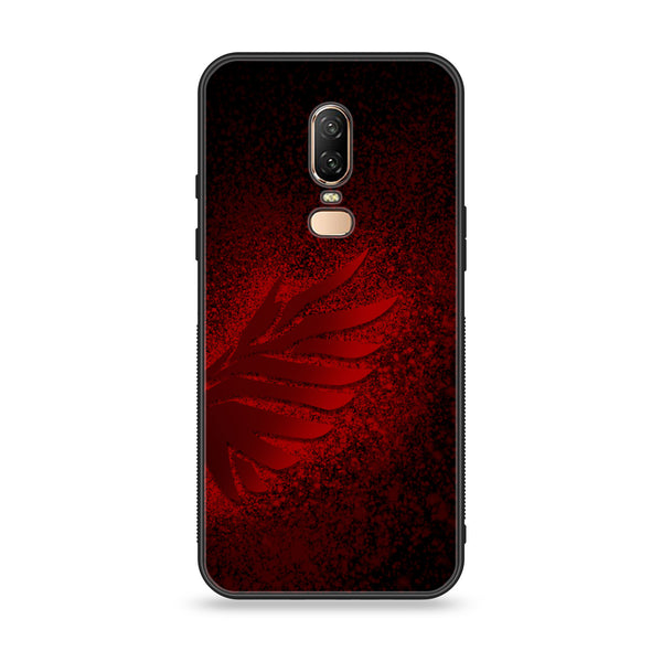 OnePlus 6 - Angel wings 2.0 Design 2- Premium Printed Glass soft Bumper shock Proof Case CS-18226