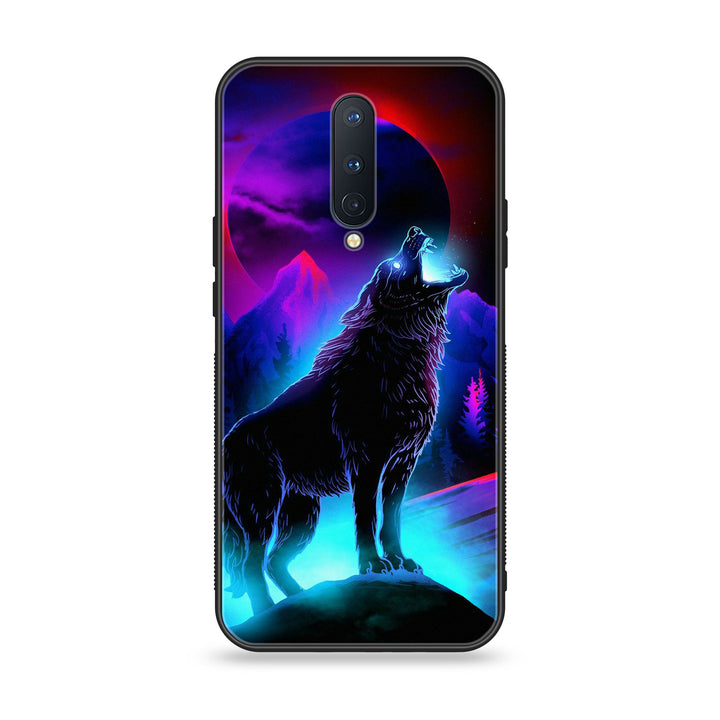 OnePlus 8 - Wolf Design 2 - Premium Metal Printed soft Bumper Shock Proof Case CS-26774