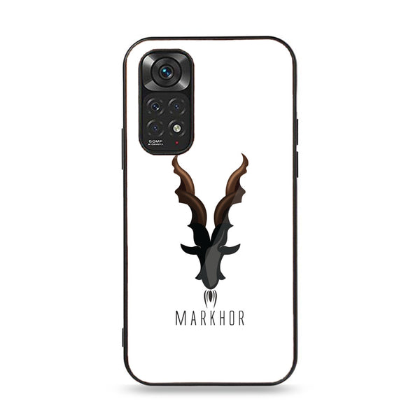 Xiaomi Redmi Note 11 4G Markhor Series Design 2  Premium Printed Glass soft Bumper shock Proof Case CS-20340