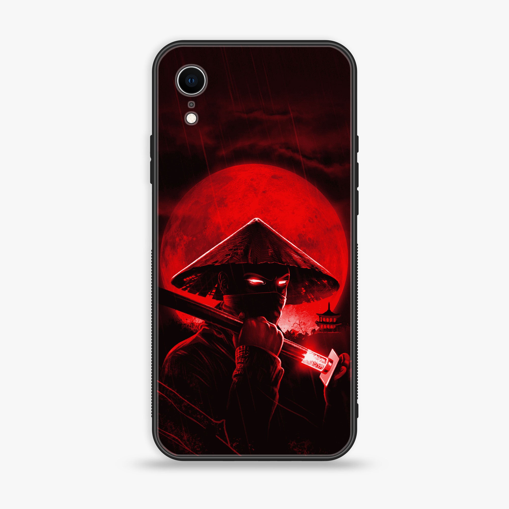 iPhone XR - Ninja  Series - Premium Printed Glass soft Bumper shock Proof Case