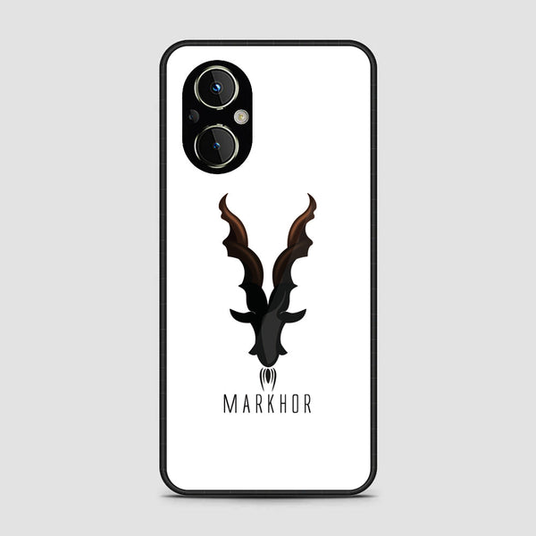 OnePlus Nord N20 5G - Markhor Design 2 - Premium Printed Glass soft Bumper shock Proof Case  CS-33456