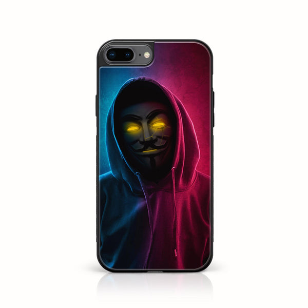 iPhone 7/8 Plus - Anonymous 2.0 Design 2 - Premium Printed Glass soft Bumper shock Proof Case CS-22458