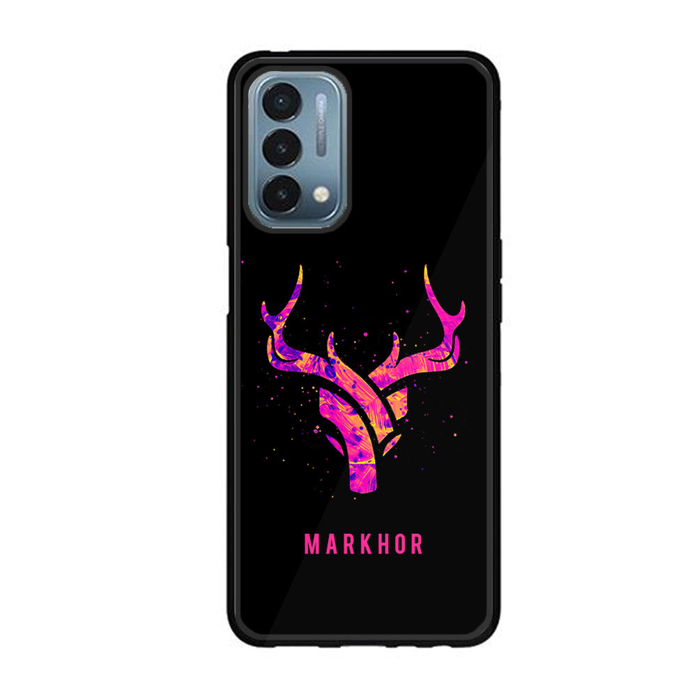 OnePlus Nord N200 5G - Markhor  Series - Premium Printed Glass soft Bumper shock Proof Case