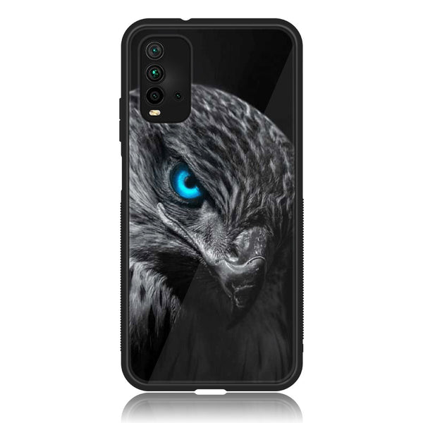 Xiaomi Redmi 9T - Black Art Design 2 - Premium Printed Glass soft Bumper shock Proof Case CS-18113