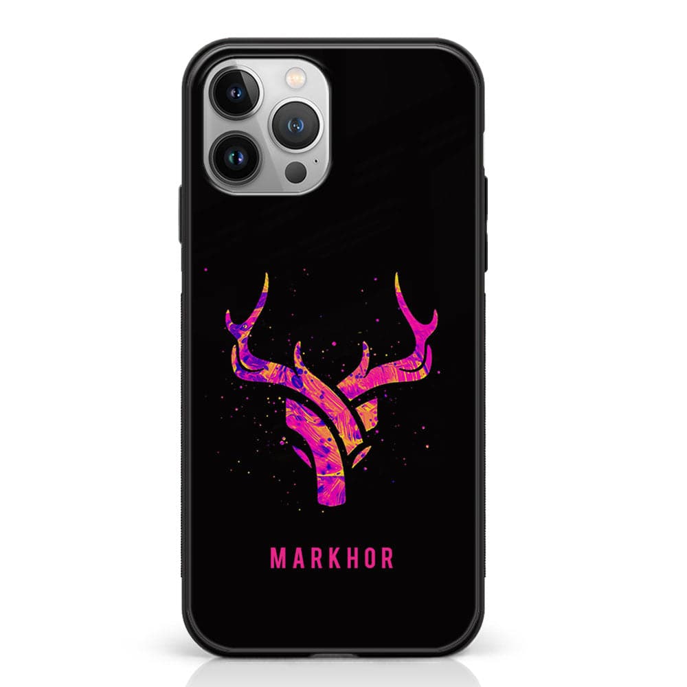 iPhone 12 Pro - Markhor  Series - Premium Metal Printed soft Bumper shock Proof Case