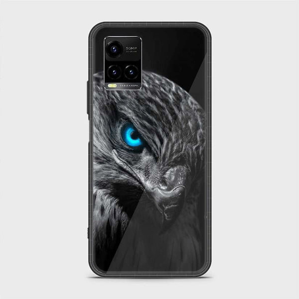 Vivo Y33s/Y21 - Black Art Design 2 - Premium Printed Glass soft Bumper shock Proof Case CS-26133