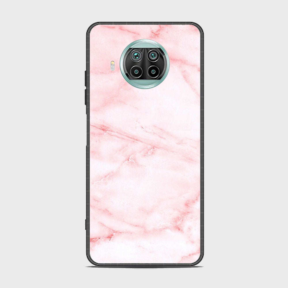 Xiaomi Mi 10T Lite Pink Marble Series Premium Printed Glass soft Bumper shock Proof Case