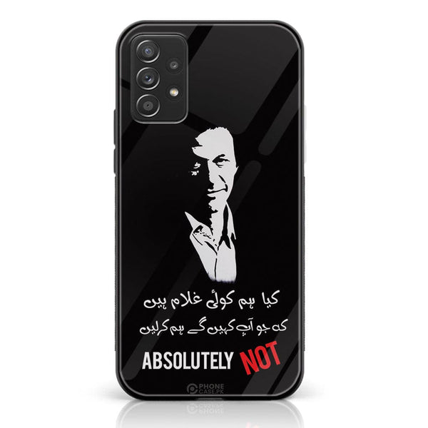 Samsung Galaxy A33 - PTI Design 2 Premium Printed Glass soft Bumper shock Proof Case CS-12074