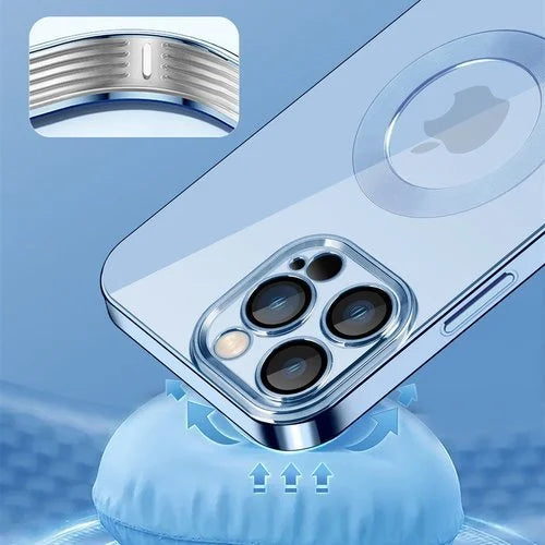 iPhone 14 Pro Luxurious 2.0 Version Transparent Plating iPhone Case
