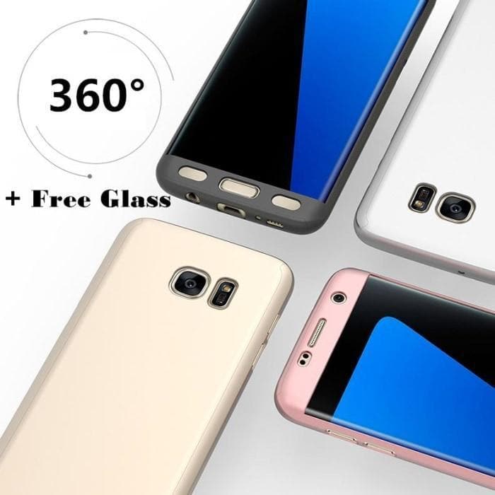 360 Protection Front+Back+Free Glass For All Samsung - Phonecase.PK