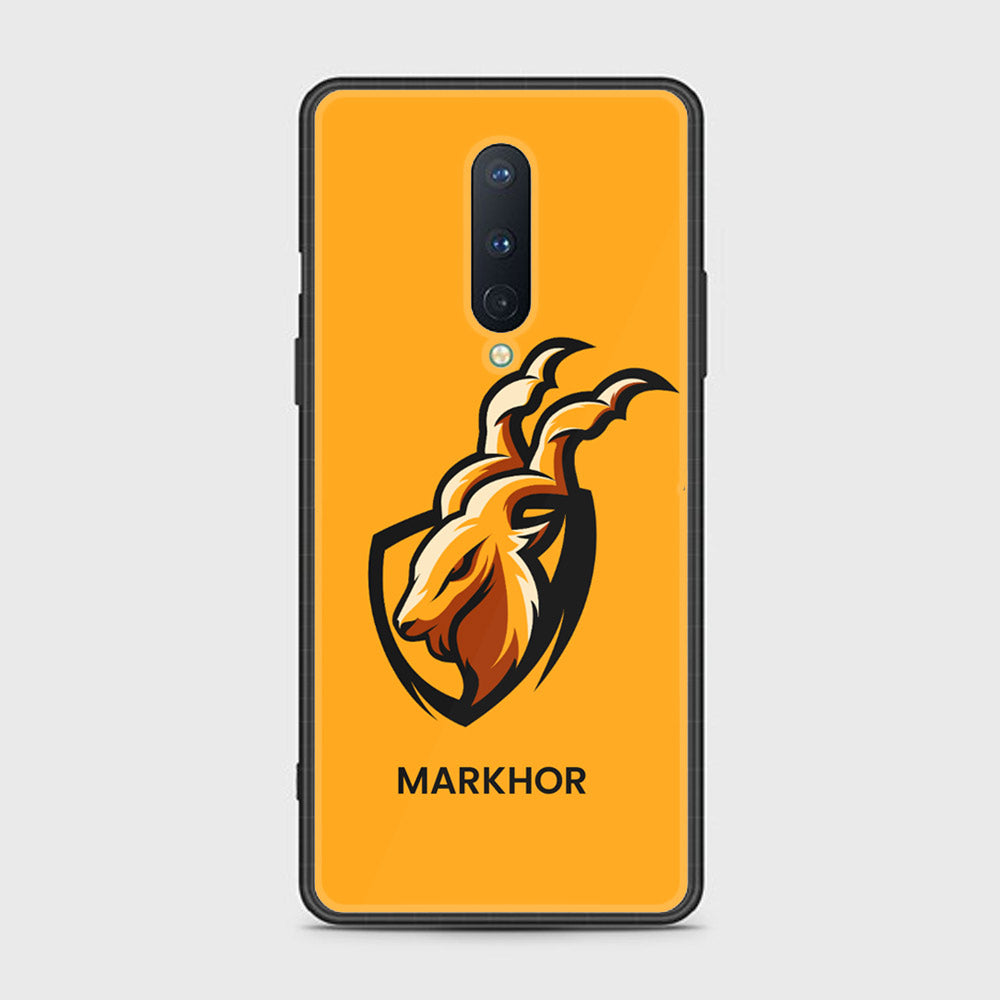 OnePlus 8 - Markhor  Series - Premium Printed Glass soft Bumper shock Proof Case