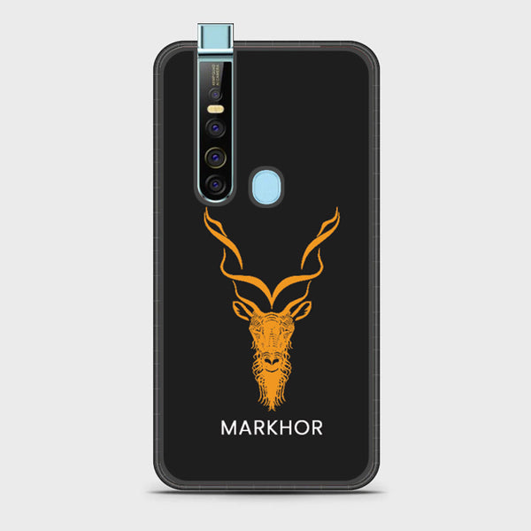 Tecno Camon 15 Pro - Markhor Design 3- Premium Printed Glass soft Bumper shock Proof Case CS-26449