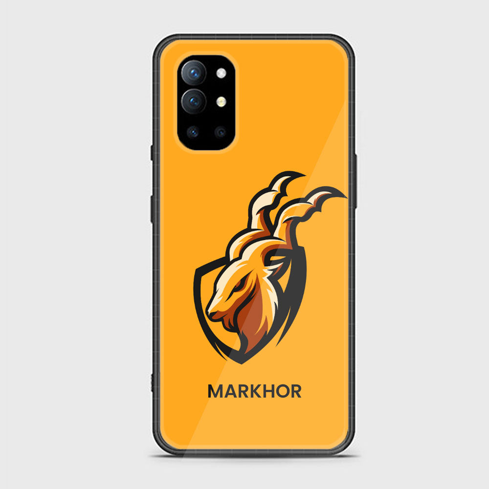 OnePlus 9R Markhor Series  Premium Printed Glass soft Bumper shock Proof Case