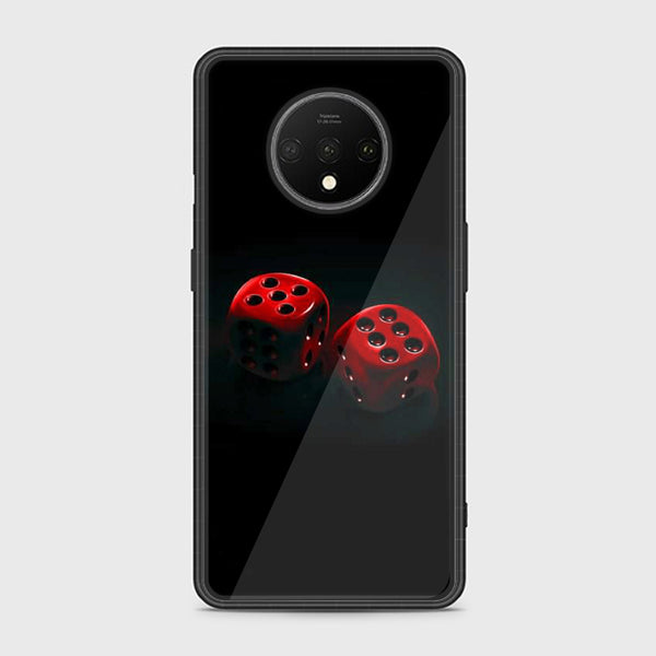 OnePlus 7T - Black Art Design 3 - Premium Metal Printed soft Bumper Shock Proof Case CS-9688 CS-42298