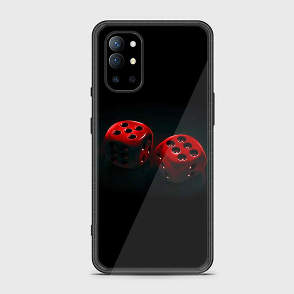 OnePlus 9R/8T - Black Art Design 3- Premium Printed Glass soft Bumper shock Proof Case CS-11393 CS-16281