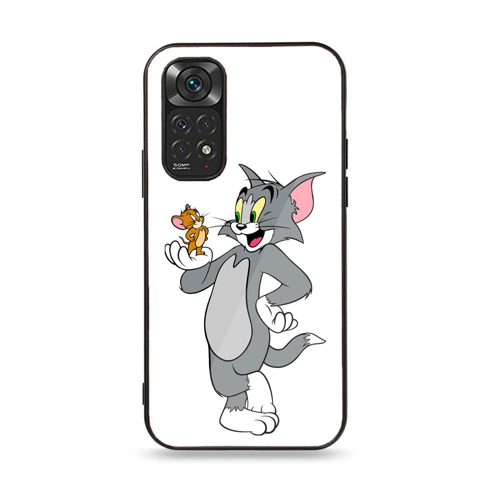 Xiaomi Redmi Note 11 4G Cartoon Series Premium Printed Glass soft Bumper shock Proof Case