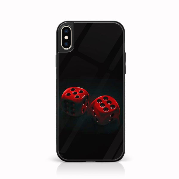 iPhone X/XS - Black Art  Design 3 - Premium Printed Glass soft Bumper shock Proof Case CS-16383 CS-17615