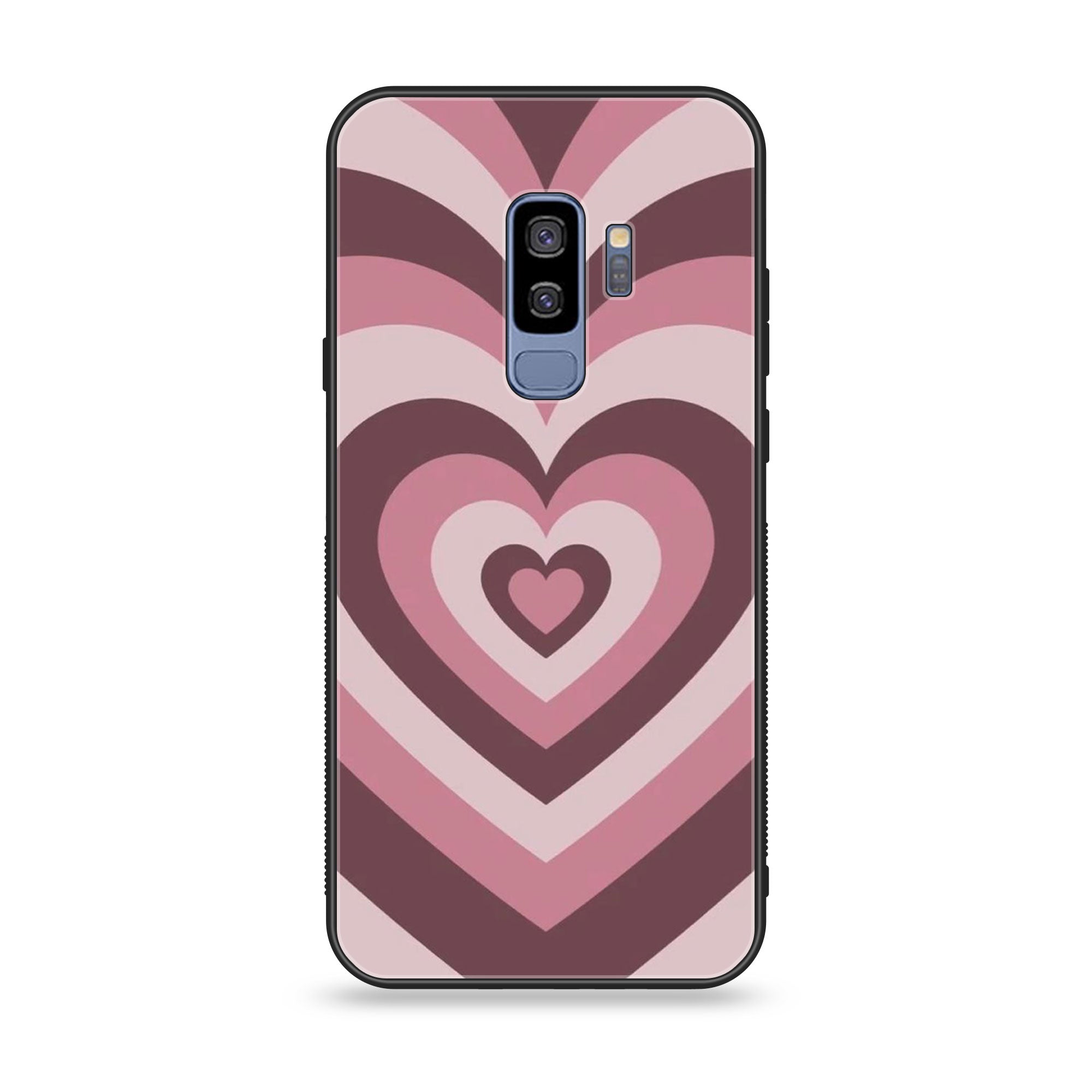 Samsung Galaxy S9 Plus - Heart Series - Premium Printed Glass soft Bumper shock Proof Case