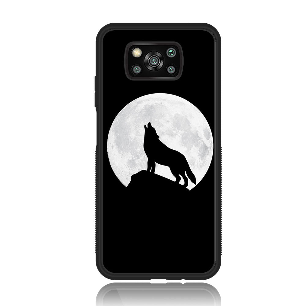 Xiaomi Poco X3 NFC - Wolf Series - Premium Printed Glass soft Bumper shock Proof Case