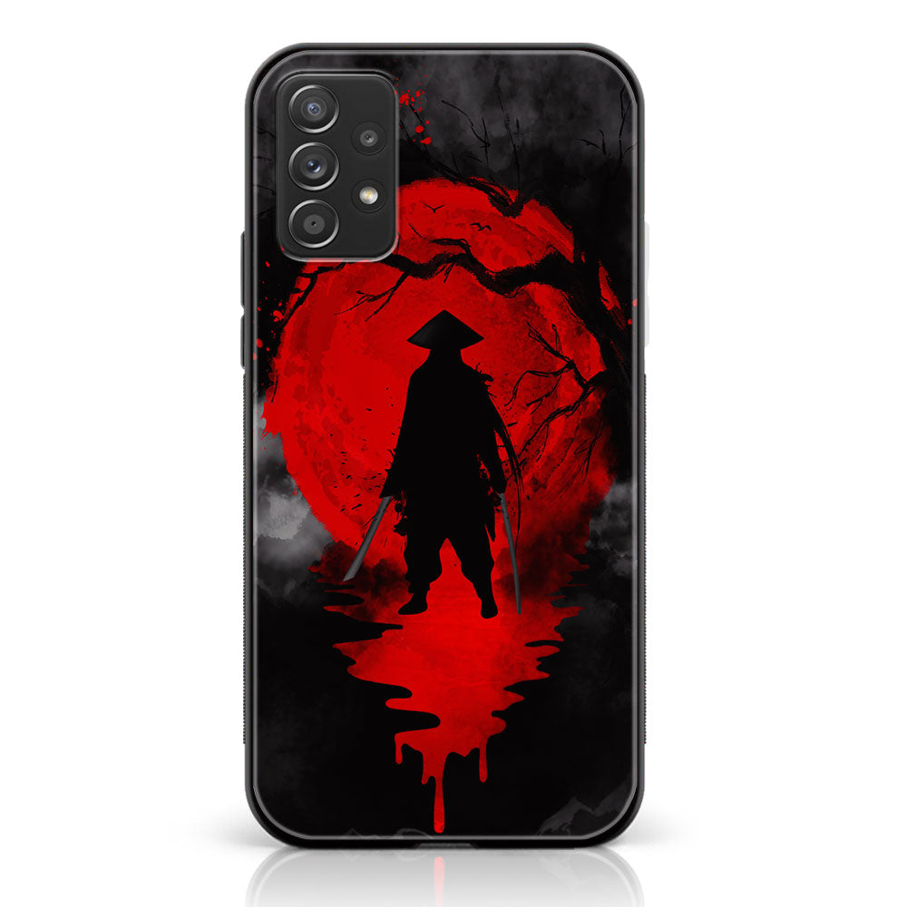 SAMSUNG GALAXY A73 - Ninja Series - Premium Printed Glass soft Bumper shock Proof Case