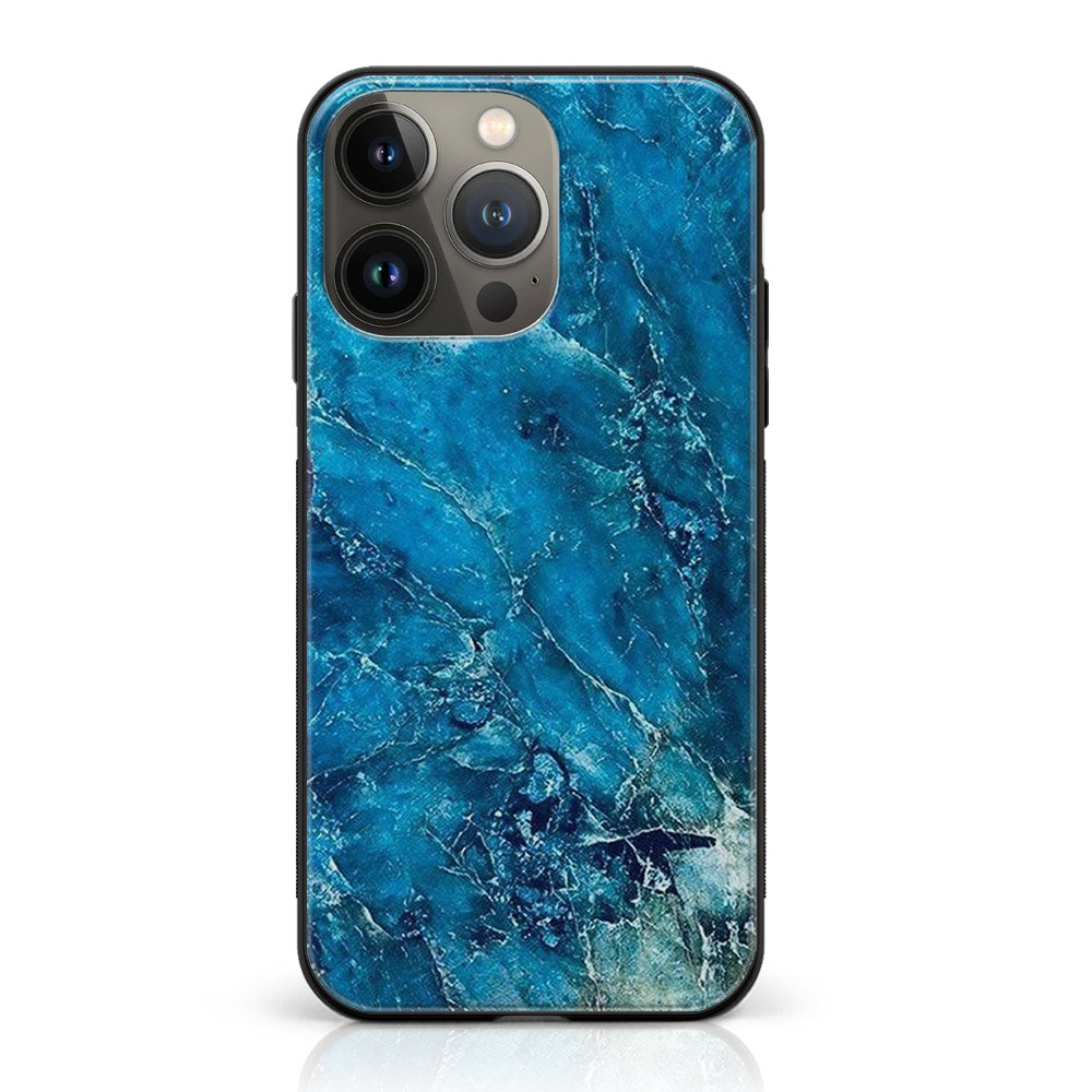 iPhone 12 Pro  - Blue Marble V 2.0 Series - Premium Metal Printed soft Bumper shock Proof Case