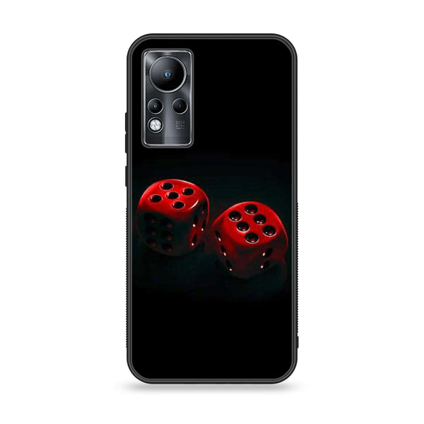 Infinix Note 11 - Black Art Series  Design 3 - Premium Printed Glass soft Bumper shock Proof Case   CS-20381