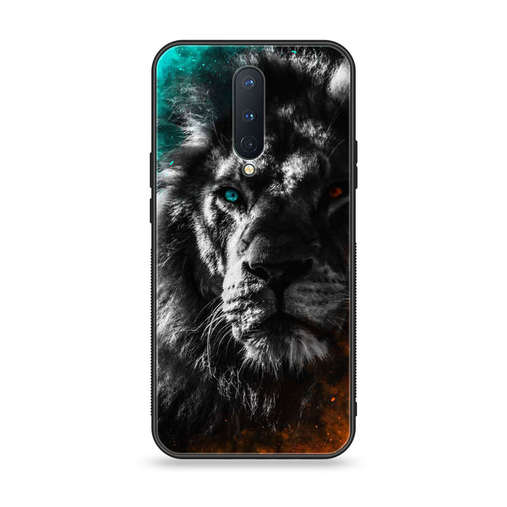 OnePlus 8 - Tiger Art  Design 3 - Premium Metal Printed soft Bumper Shock Proof Case CS-17909 CS-26620