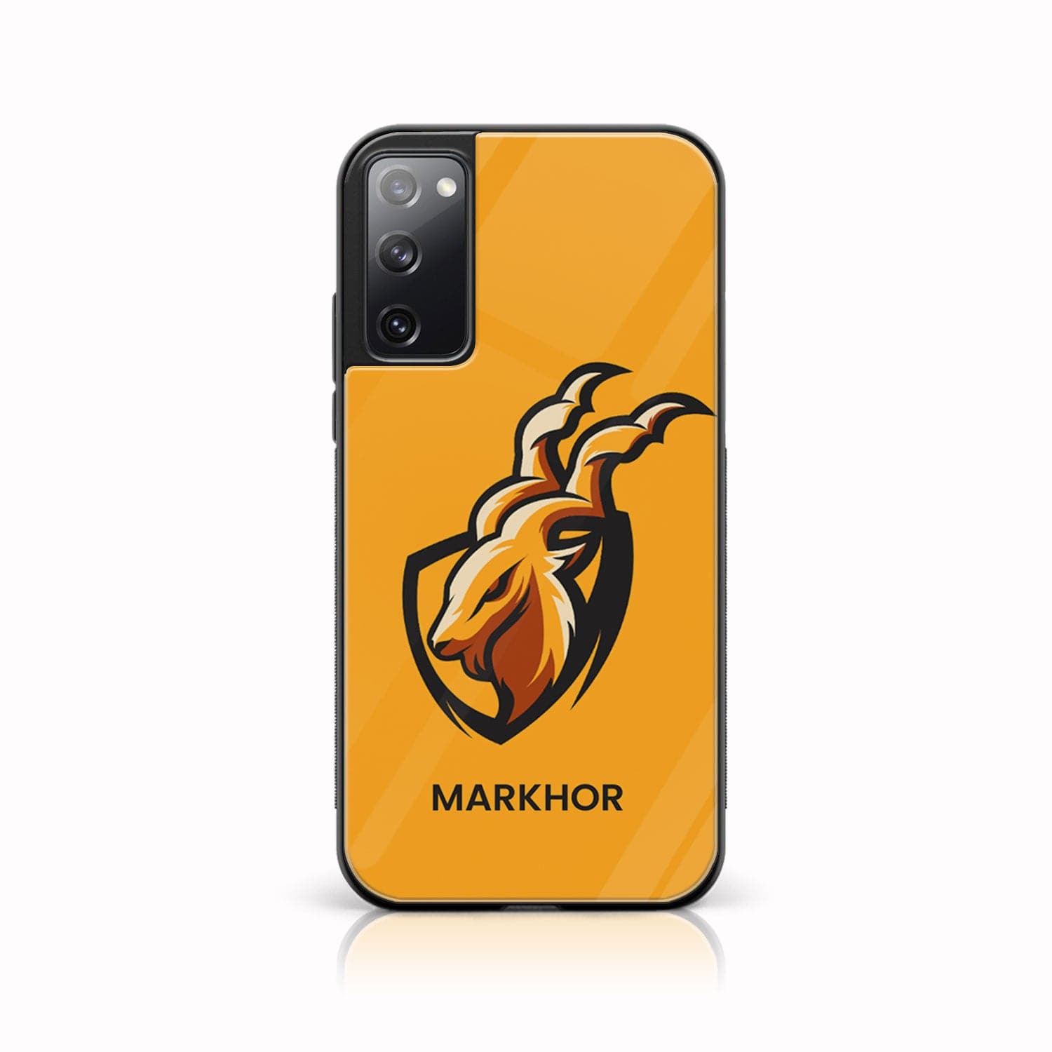 Galaxy S20 FE - Markhor Series - Premium Printed Glass soft Bumper shock Proof Case