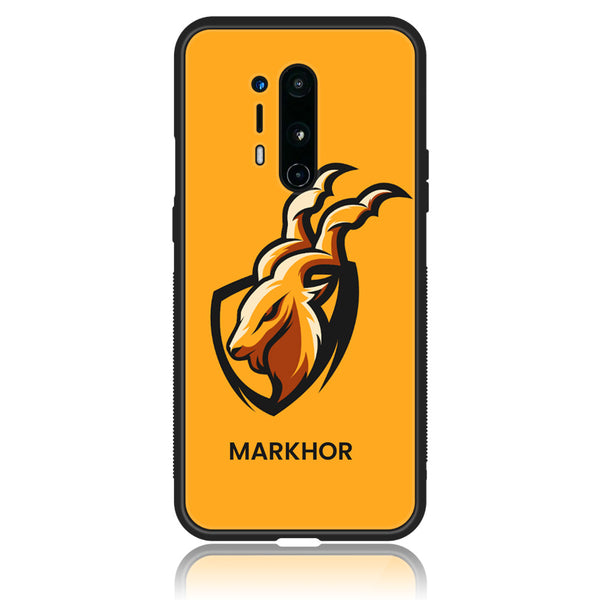 OnePlus 8 Pro - Markhor Design 7 - Premium Printed Glass soft Bumper shock Proof Case CS-17353