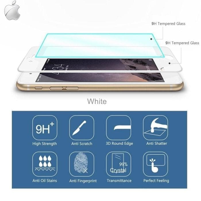 3D Tempered Glass Protector for All iPhone Series