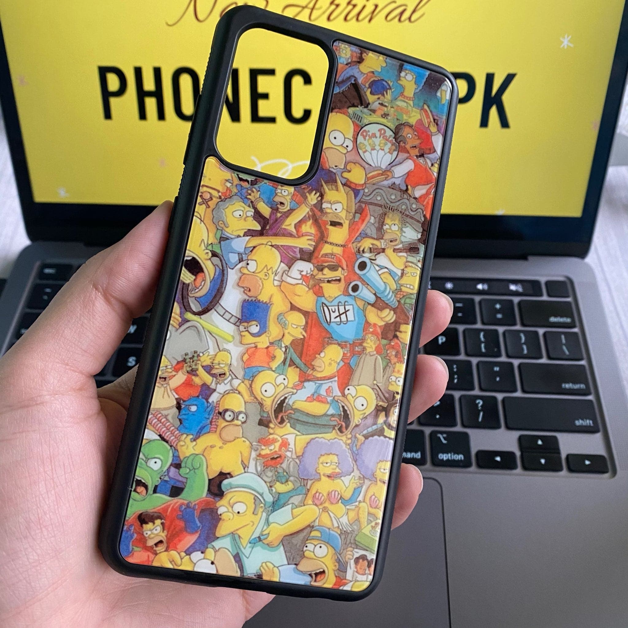 Galaxy A52/ Galaxy A52s - The Simpsons - Premium Printed Glass soft Bumper shock Proof Case CS-21265