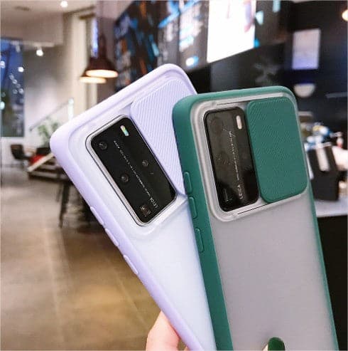 Camera Lens slide Protection Phone Case For OnePlus Models