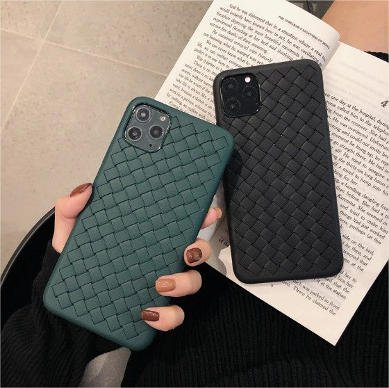 Leather Feel Mesh Shock Proof Case For All Realme Models