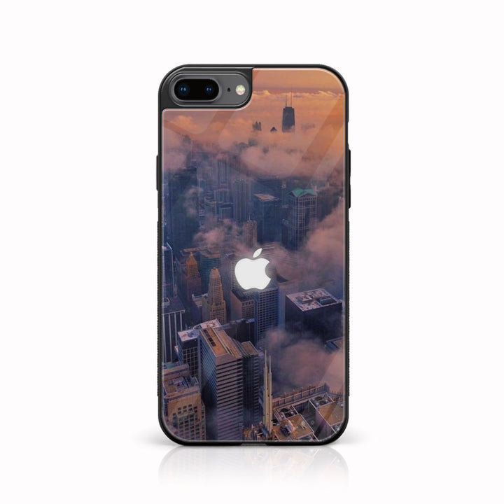 iPhone 7 Plus/8 Plus Apple Logo Design 4  Premium Metal Printed soft Bumper shock Proof Case CS-7962 CS-7992 CS-9791