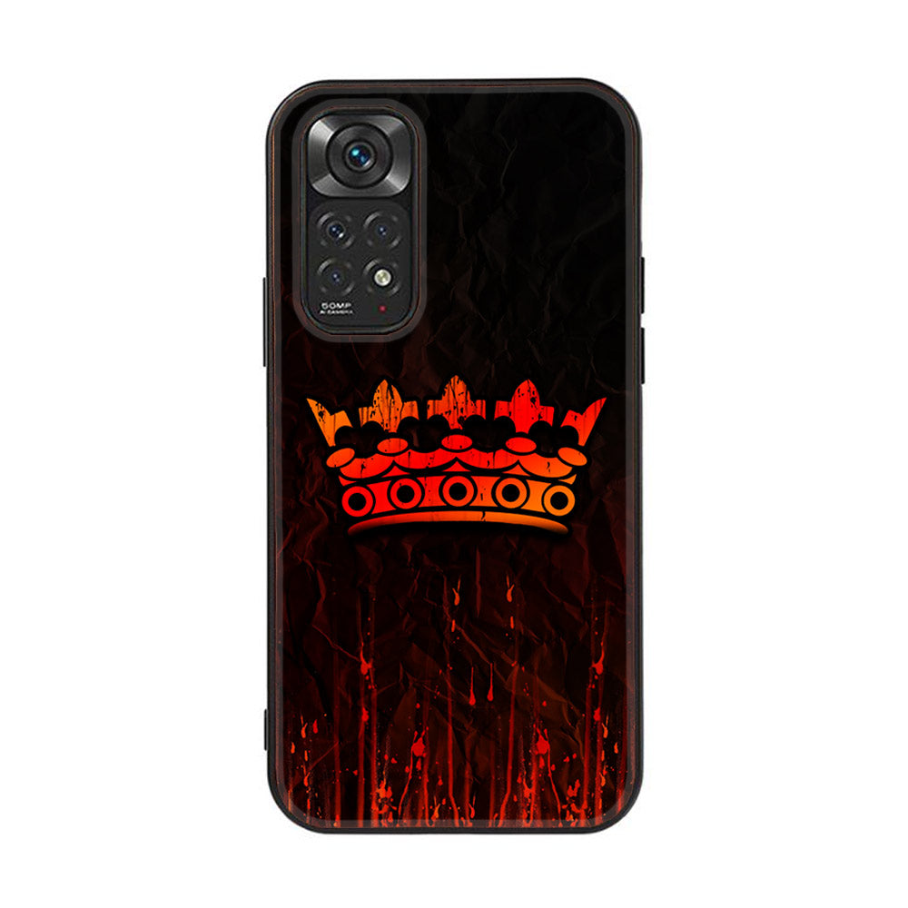 Xiaomi Redmi Note 11 Pro    King Series V 2.0 Series Premium Printed Glass soft Bumper shock Proof Case