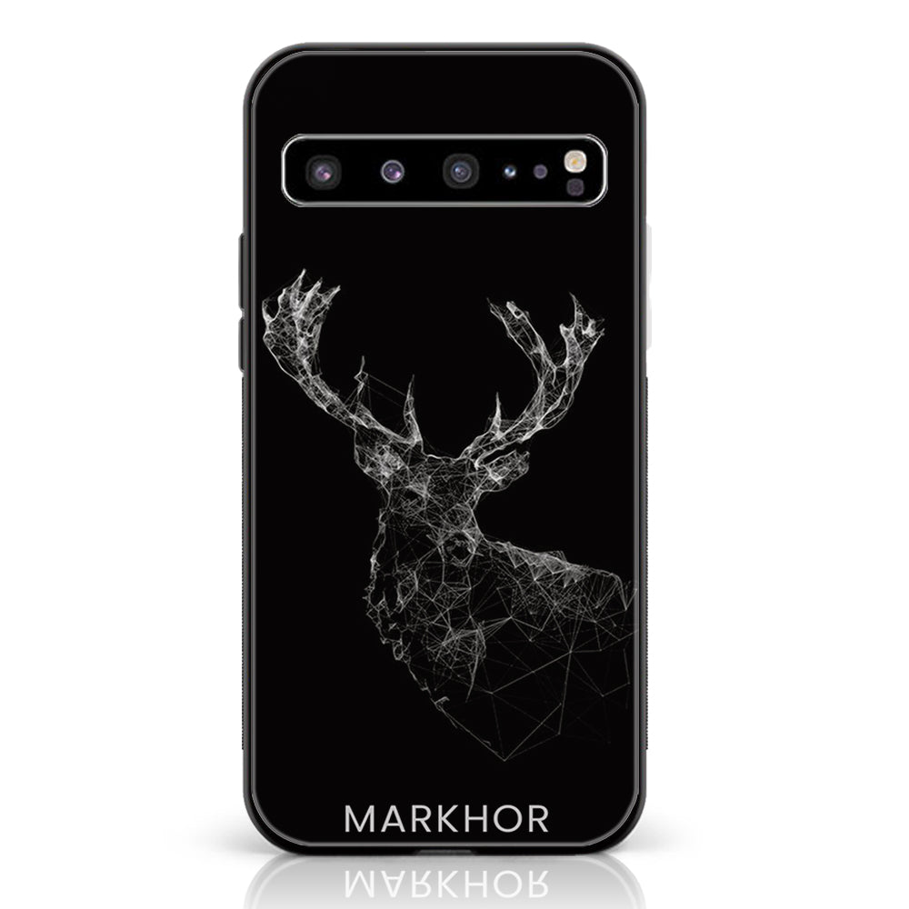 Samsung Galaxy S10 5G - Markhor Series - Premium Printed Glass soft Bumper shock Proof Case