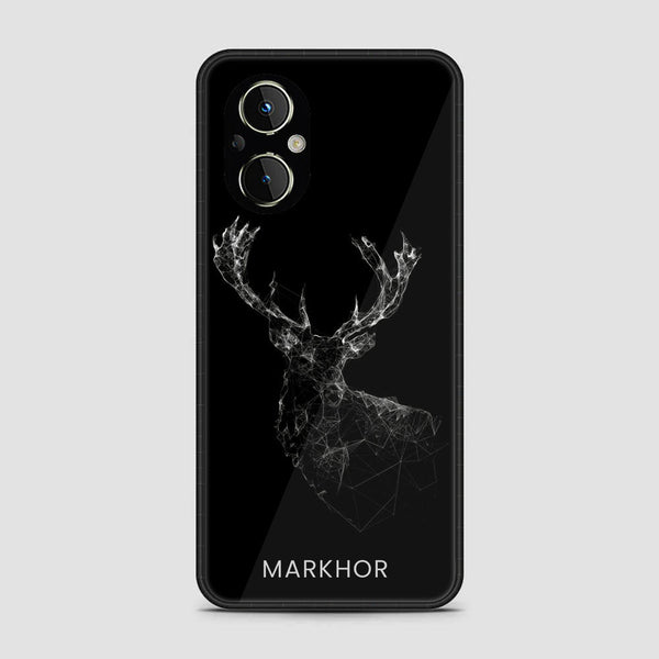 OnePlus Nord N20 5G - Markhor Design 4 - Premium Metal Printed soft Bumper Shock Proof Case CS-11583