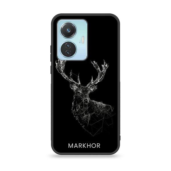 Vivo Y55 4G Markhor Design 4 Premium Printed Glass soft Bumper shock Proof Case CS-12530