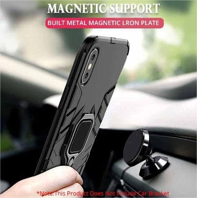 OnePlus 8 Upgraded Ironman With Holding Ring and KickStand Hybrid Shock Proof Case