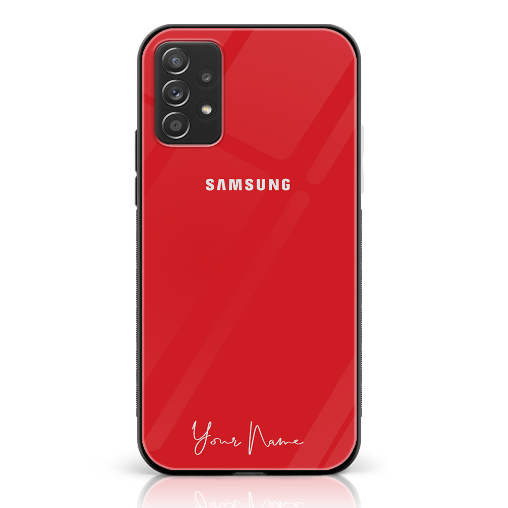 Custom Name Design Premium Glass Case For All Samsung Models